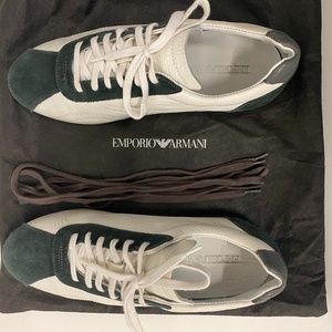 Emporio Armani Leather Men Sneakers